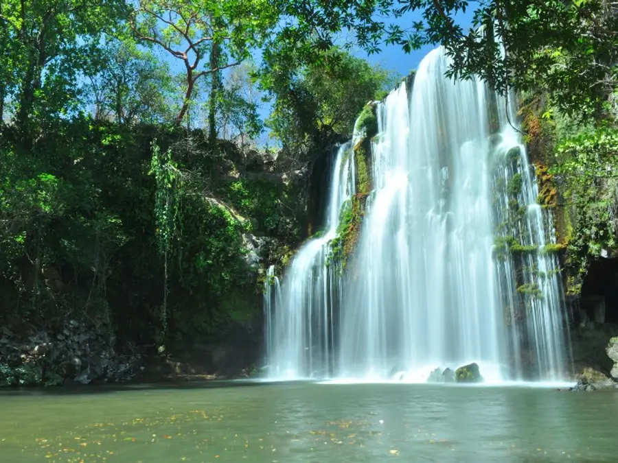 Llanos de Cortés waterfall in Guanacaste